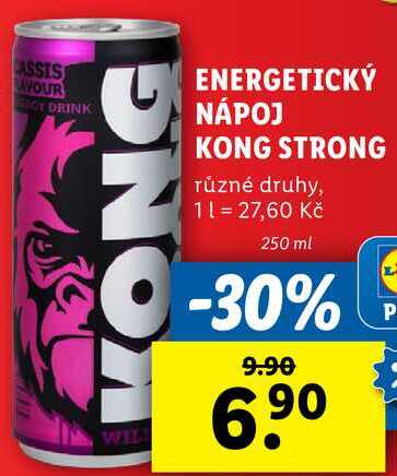 ENERGETICKÝ NÁPOJ KONG STRONG, 250 ml