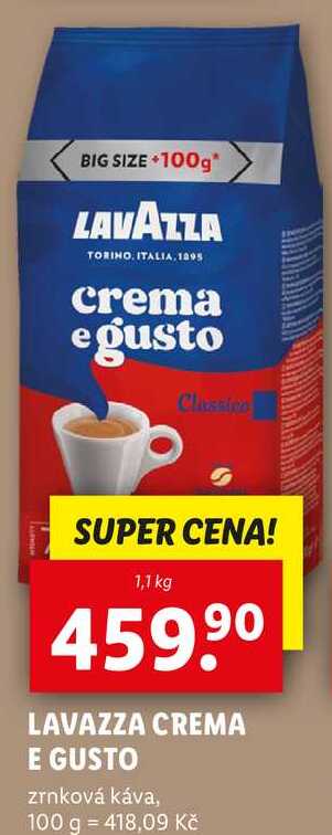 LAVAZZA CREMA E GUSTO, 1,1 kg