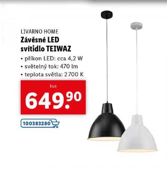 Závěsné LED svítidlo TEIWAZ