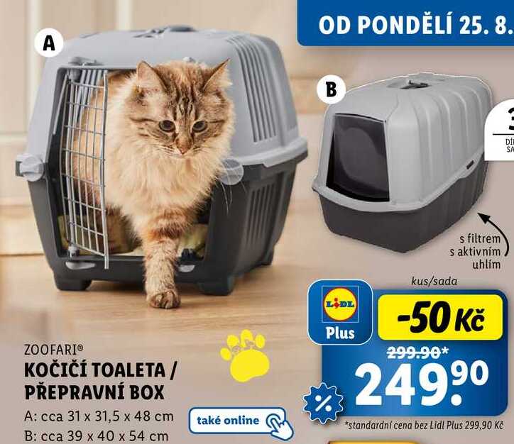 KOČIČÍ TOALETA/PŘEPRAVNÍ BOX 