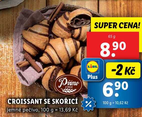 CROISSANT SE SKOŘICÍ, 65 g