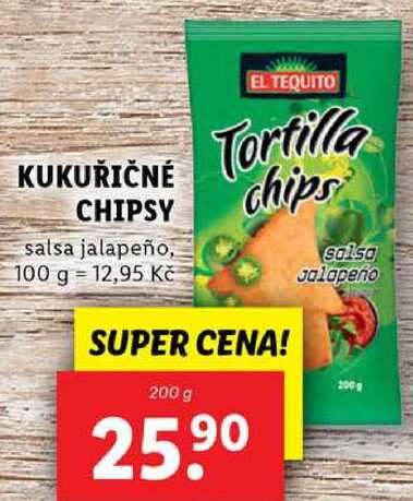KUKUŘIČNÉ CHIPSY, 200 g