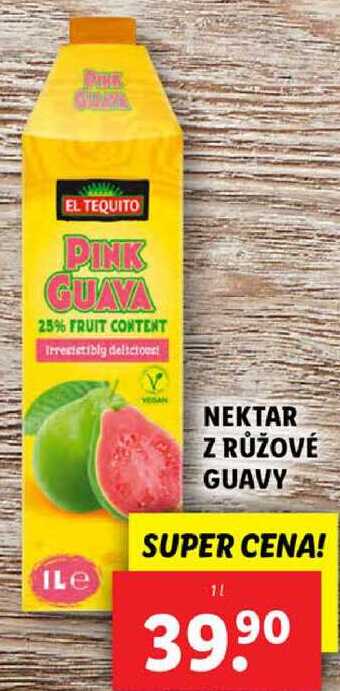 NEKTAR Z RŮŽOVÉ GUAVY, 1 l