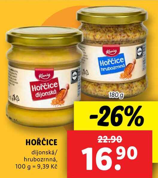 HOŘČICE, 180 g