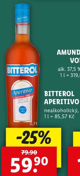 BITTEROL APERITIVO, 0,7 l