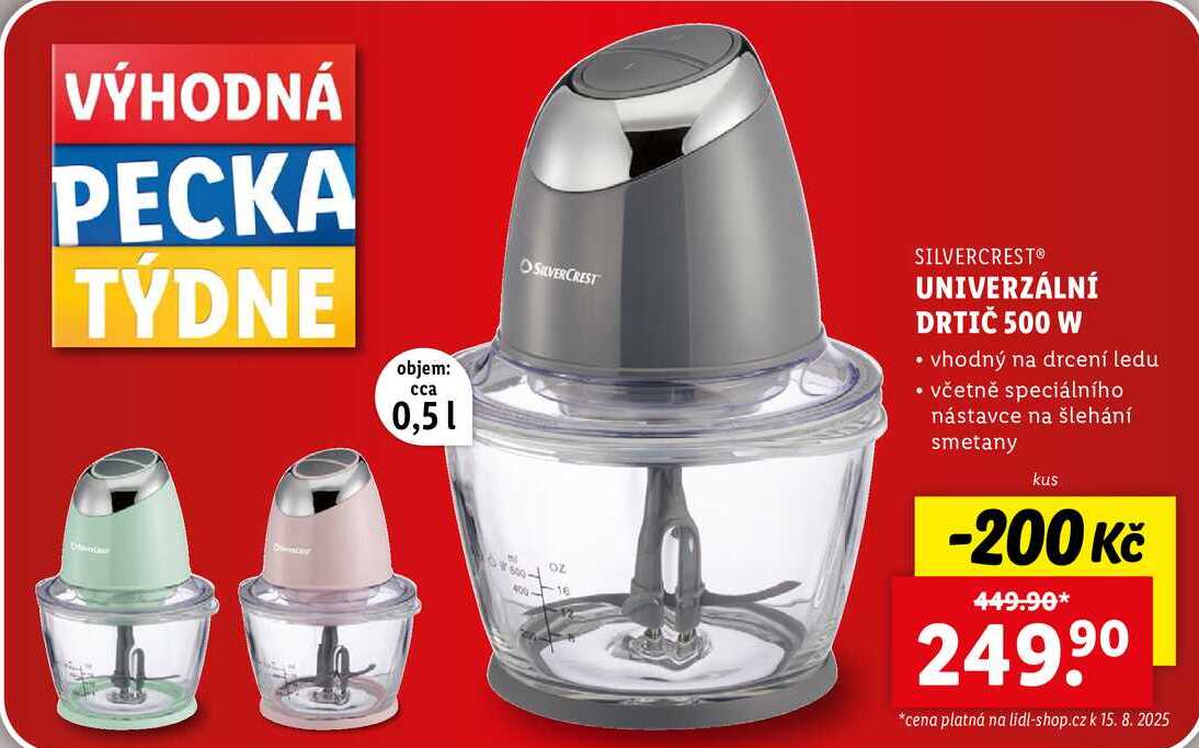 UNIVERZÁLNÍ DRTIČ 500 W
