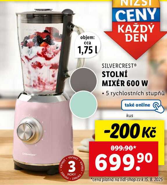STOLNÍ MIXÉR 600 W