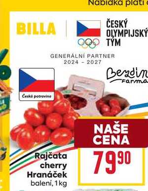 Rajčata cherry Hranáček balení, 1 kg