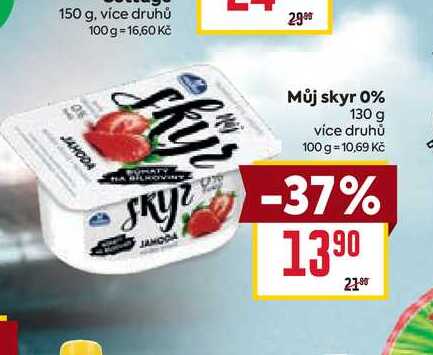 Můj skyr 0% 130 g 