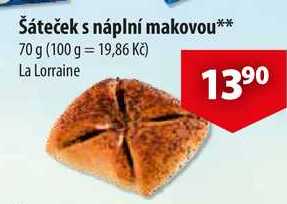 Šáteček s náplní makovou, 70 g 