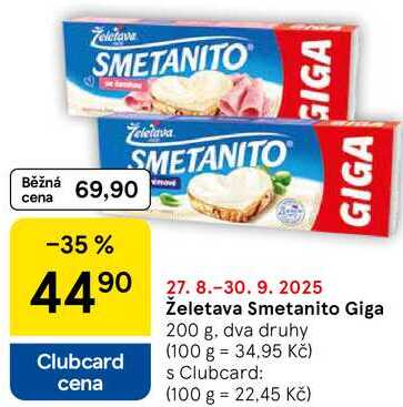 Želetava Smetanito Giga, 200 g 