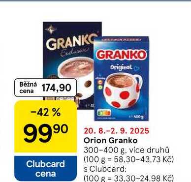 Orion Granko, 300-400 g