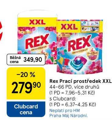 Rex Prací prostředek XXL, 44-66 PD, více druhů  
