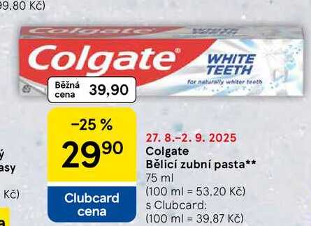 Colgate Bělicí zubní pasta, 75 ml 