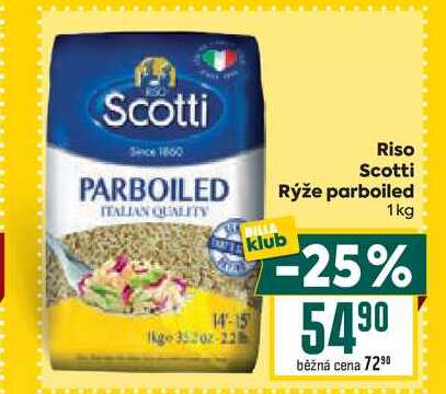 Riso Scotti Rýže parboiled 1kg
