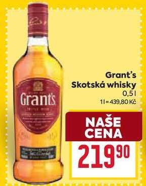 Grant's Skotská whisky 0,5l