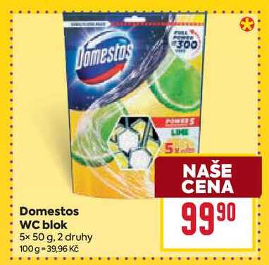 Domestos WC blok 5x 50 g