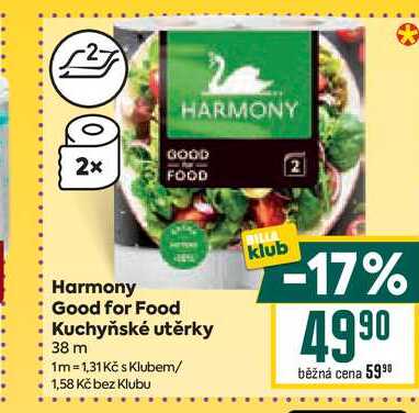 Harmony Good for Food Kuchyňské utěrky 38 m 