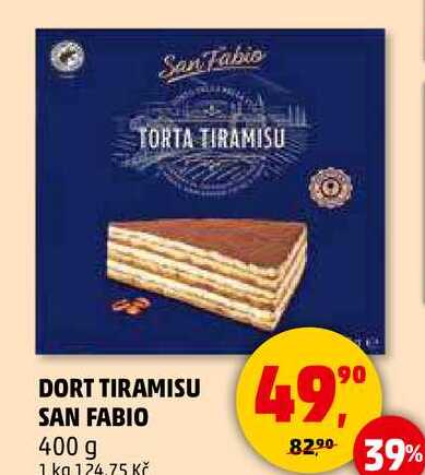 DORT TIRAMISU SAN FABIO, 400 g 