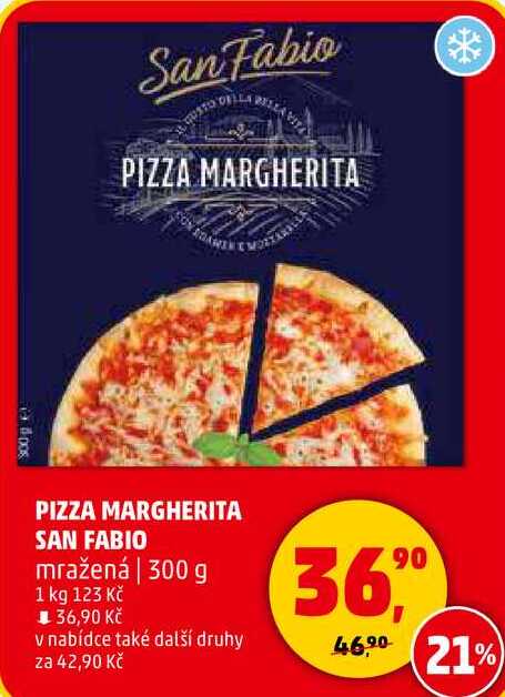 PIZZA MARGHERITA SAN FABIO mražená, 300 g