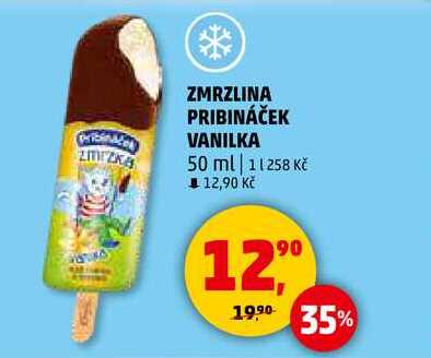 ZMRZLINA PRIBINÁČEK VANILKA, 50 ml