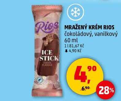 MRAŽENÝ KRÉM RIOS čokoládový, 60 ml