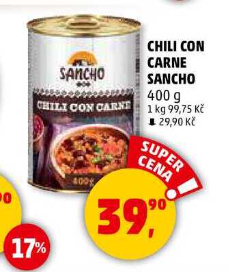 CHILI CON CARNE SANCHO, 400 g 