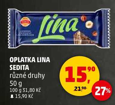 LINA SEDITA různé druhy, 50 g 