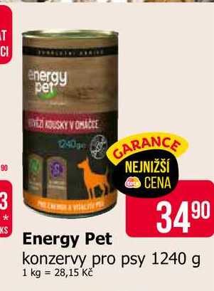 Energy Pet konzervy pro psy 1240 g