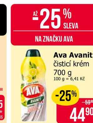 Avanit čisticí krém 700 g