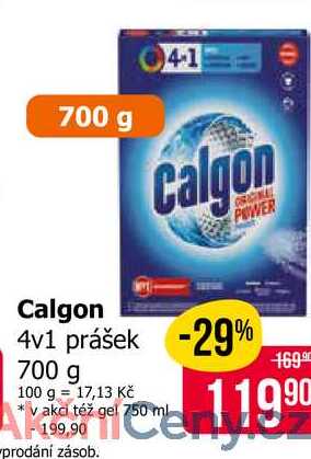 Calgon 4v1 prášek 700 g