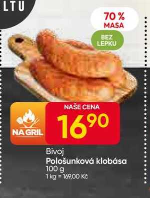 Bivoj Pološunková klobása 100 g