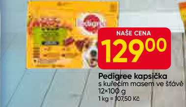 Pedigree kapsička s kuřecím masem ve šťávě 12×100 g 