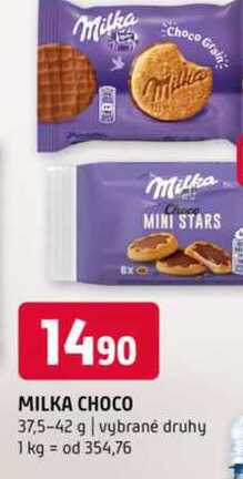 MILKA CHOCO 37,5-42 g vybrané druhy 