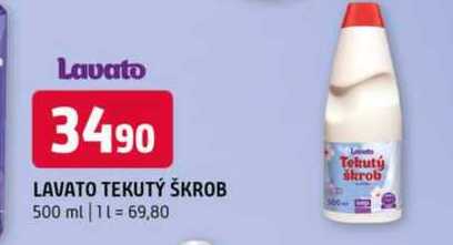 LAVATO TEKUTÝ ŠKROB 500 ml Tekutý škrob 