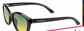 Brýle sluneční Polarized 206 - obroučky černé / skla zeleno-žlutá / polarizační skla / pouzdro a utěrka