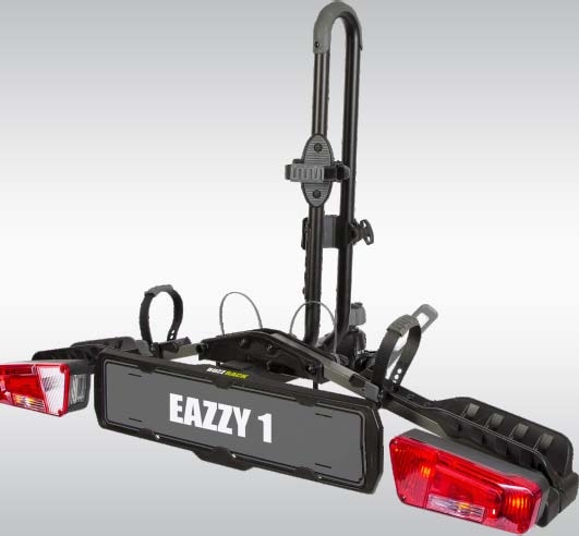 Nosič na tažné zařízení na 1 kolo / elektrokolo Buzz Rack Eazzy 1 - skládací