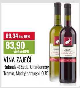 VÍNA ZAJEČÍ 0,75l