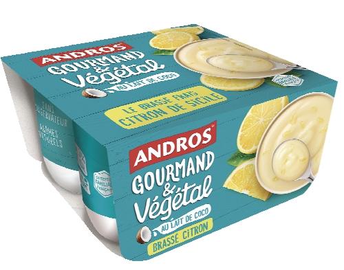 Andros kokosový dezert se sicilským citronem, 400 g