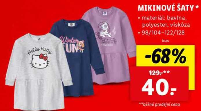 MIKINOVÉ ŠATY