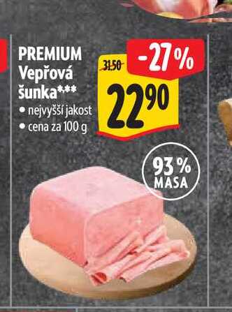 PREMIUM Vepřová šunka 100g