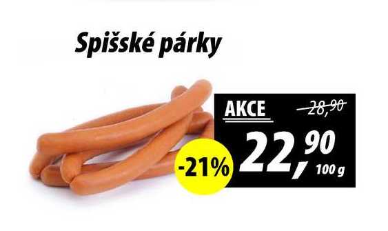 Spišské párky, 100 g 