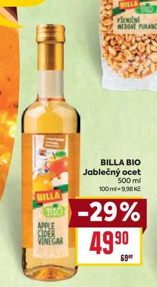 BILLA BIO Jablečný ocet 500 ml