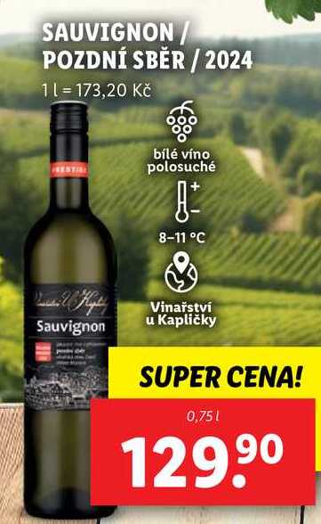 SAUVIGNON, 0,75 l