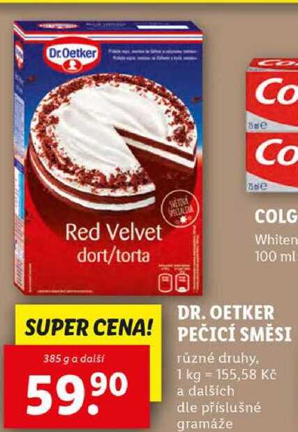 DR. OETKER PEČICÍ SMĚSI, 385 g a další