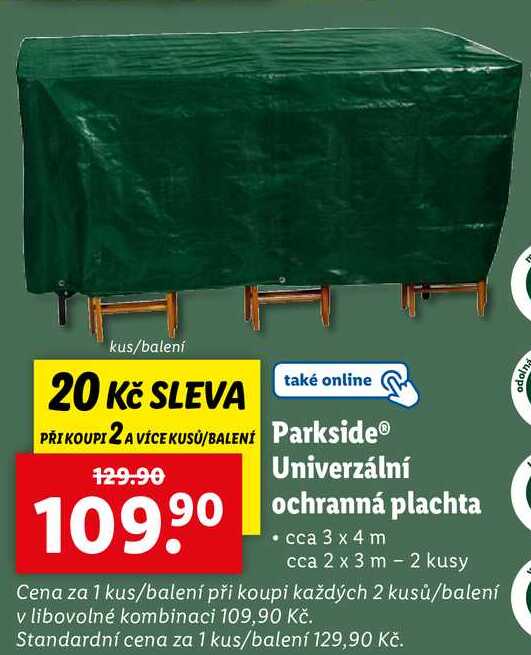 Parkside Univerzální ochranná plachta 