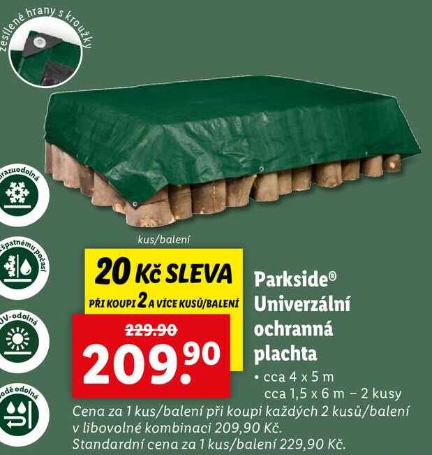 Parkside Univerzální ochranná plachta