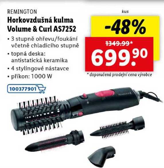 Horkovzdušná kulma Volume & Curl AS7252 