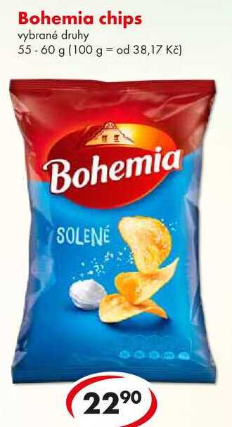 Bohemia chips, 55-60 g 