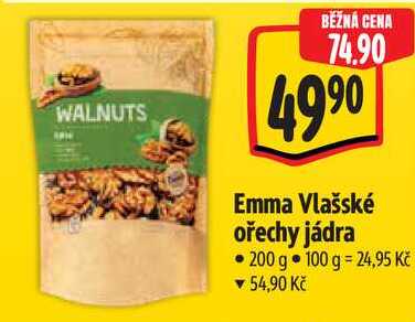 Emma Vlašské ořechy jádra, 200 g 